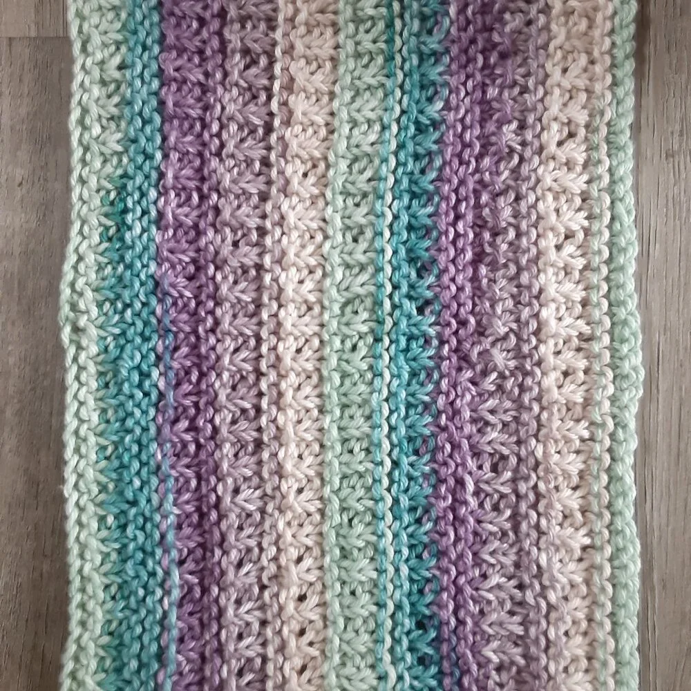 Set of 3 Handknit Washcloths